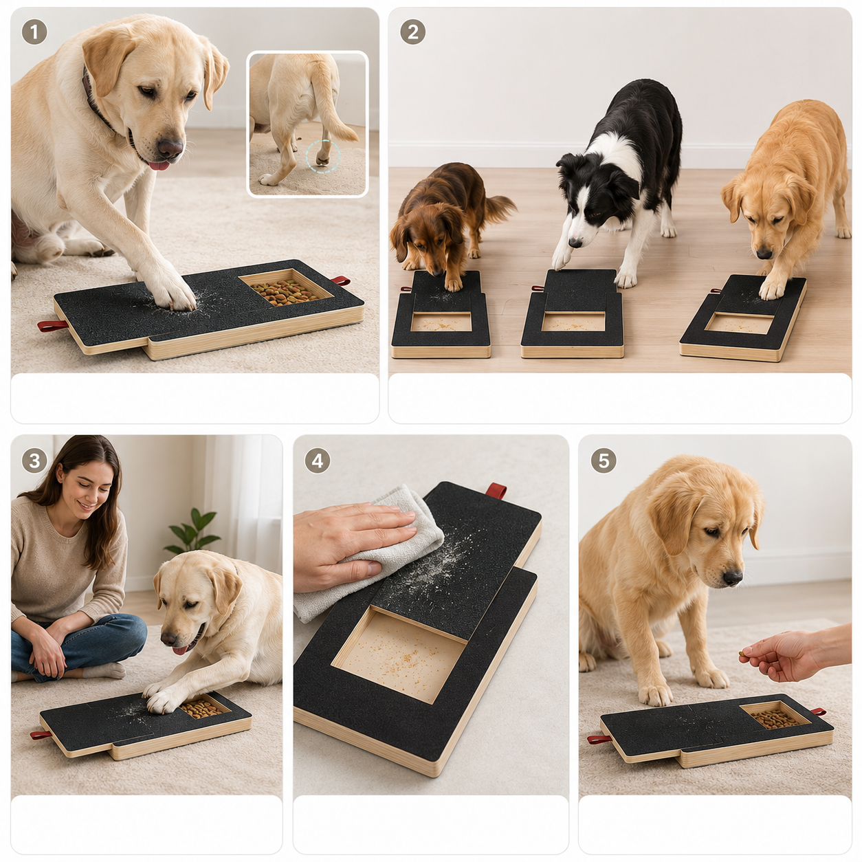Visual guide to supervised front-nail reward-board use